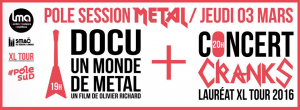 Pôle Session Metal @ Centre de Formations Musicales / Pôle Sud - Saint-Vincent-de-Tyrosse, France [03/03/2016]