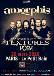 Amorphis @ Petit Bain - Paris, France [26/03/2016]