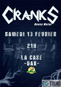 Cranks @ La Case - Dax, France [13/02/2016]
