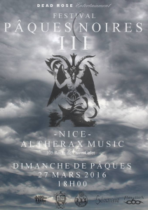 Festival Pâques Noires III  @ L'Altherax - Nice, France [27/03/2016]