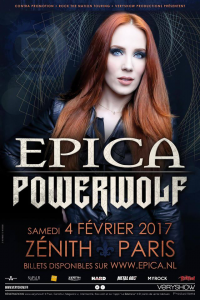 Epica @ Le Zénith - Paris, France [04/02/2017]