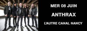 Anthrax @ L'Autre Canal - Nancy, France [08/06/2016]