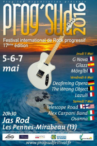 Prog'Sud Festival 2016 @ Le Jas'Rod - Pennes-Mirabeau, France [05/05/2016]
