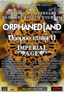 Orphaned Land @ Le Biebob - Vosselaar, Belgique [19/11/2016]