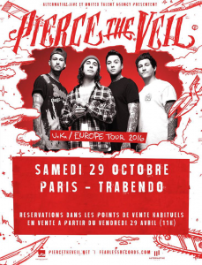 Pierce The Veil @ Le Trabendo - Paris, France [29/10/2016]