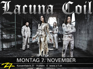 Lacuna Coil @ Z7 Konzertfabrik - Pratteln, Suisse [07/11/2016]
