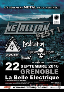 Metallian Fest 1 @ La Belle Electrique - Grenoble, France [22/09/2016]