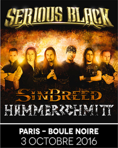 Serious Black @ La Boule Noire - Paris, France [03/10/2016]