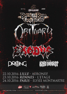 Obituary @ L'Aéronef - Lille, France [22/10/2016]