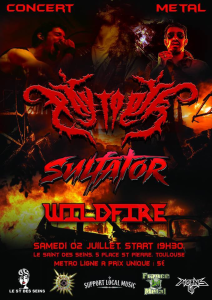 Pay To die @ Le Saint des Seins - Toulouse, France [02/07/2016]