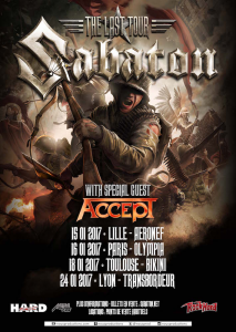 Sabaton @ Le Bikini - Toulouse, France [18/01/2017]