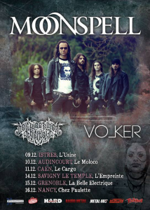 Moonspell @ Le Cargö  - Caen, Basse-Normandie, France [11/12/2016]