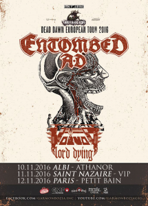 Entombed A.D. @ Le Vip - Saint Nazaire, France [11/11/2016]