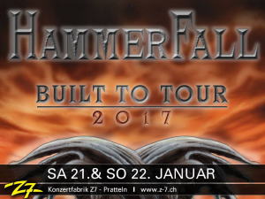 Hammerfall @ Z7 Konzertfabrik - Pratteln, Suisse [21/01/2017]