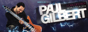 Paul Gilbert @ Sala Bikini - Barcelone, Espagne [24/10/2016]