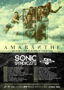 Amaranthe @ Le Biebob - Vosselaar, Belgique [28/10/2016]