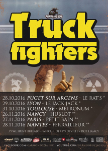 Truckfighters @ Petit Bain - Paris, France [27/11/2016]