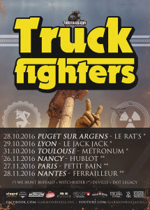 Truckfighters @ Le Ferrailleur - Nantes, France [28/11/2016]