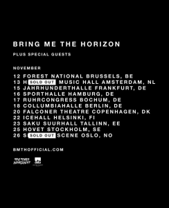 Bring Me The Horizon @ Forest National - Bruxelles, Belgique [12/11/2016]
