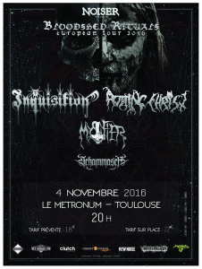Inquisition @ Le Metronum - Toulouse, France [04/11/2016]