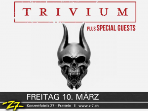 Trivium @ Z7 Konzertfabrik - Pratteln, Suisse [10/03/2017]