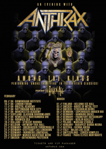 Anthrax @ Le Trix - Anvers, Belgique [20/02/2017]