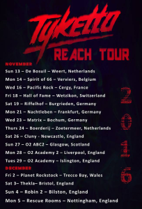 Tyketto @ Hall of Fame - Wetzikon, Suisse [18/11/2016]