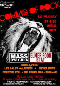 Coming Of Rock  @ Salle des Fêtes  - Le Lussey, France [29/04/2017]