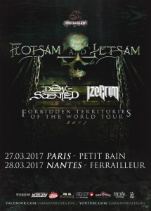 Flotsam And Jetsam @ Le Ferrailleur - Nantes, France [28/03/2017]