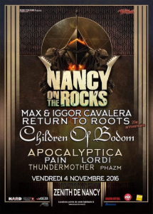 Nancy On The Rocks @ Le Zénith - Nancy, France [04/11/2016]