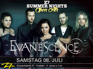 Evanescence @ Z7 Konzertfabrik - Pratteln, Suisse [08/07/2017]