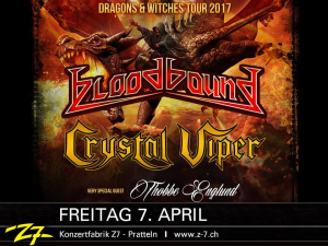 Bloodbound @ Z7 Konzertfabrik - Pratteln, Suisse [07/04/2017]