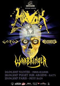 Havok @ Le Rat's - Puget-sur-Argens, France [28/04/2017]