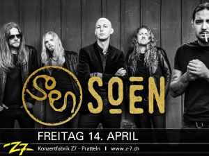 Soen @ Z7 Konzertfabrik - Pratteln, Suisse [14/04/2017]