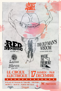 Red Mourning @ Le Cirque Electrique - Paris, France [17/12/2016]