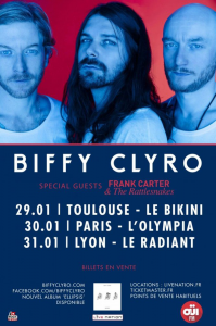 Biffy Clyro @ Le Radiant - Lyon, France [31/01/2017]