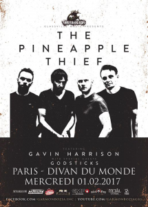 The Pineapple Thief @ Le Divan du Monde - Paris, France [01/02/2017]