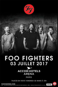 Foo Fighters @ Accor Arena (ex-AccorHotels Arena, ex-Palais Omnisports Paris Bercy) - Paris, France [03/07/2017]