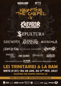 Haunting The Chapel Fest #5 @ Les Trinitaires - Metz, France [27/01/2017]