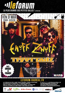 Enuff Z'Nuff @ Le Forum - Vauréal, France [31/03/2017]