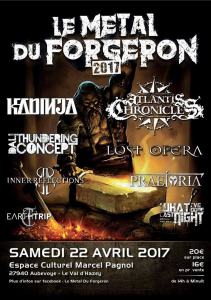 Le Metal Du Forgeron 2017 @ Espace Culturel Marcel Pagnol - Aubevoye, France [22/04/2017]