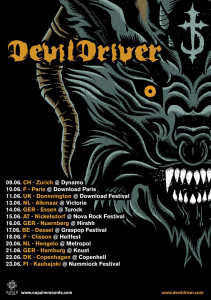 Devildriver @ La Dynamo / Werk21 - Zürich, Suisse [09/06/2017]
