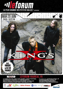 King's X @ Le Forum - Vauréal, France [20/06/2017]