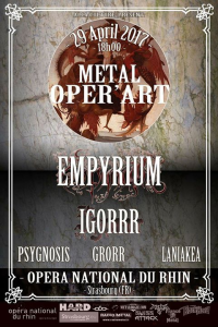 Metal Oper'Art @ Opéra National du Rhin - Strasbourg, France [29/04/2017]