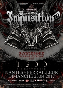 Inquisition @ Le Ferrailleur - Nantes, France [23/04/2017]