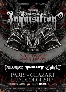 Inquisition @ Le Glazart - Paris, France [24/04/2017]