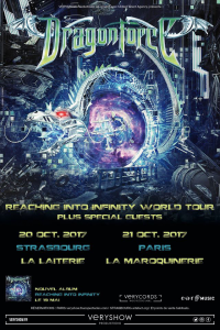 Dragonforce @ La Laiterie - Strasbourg, France [20/10/2017]
