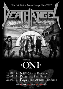 Death Angel @ Le Ferrailleur - Nantes, France [19/07/2017]
