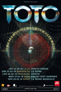 Toto @ Le Zénith Arena - Lille, France [15/03/2018]