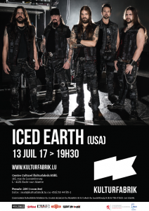 Iced Earth @ Kulturfabrik - Esch-sur-Alzette, Luxembourg [13/07/2017]